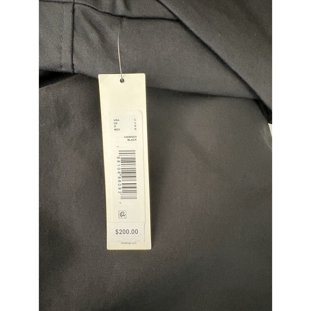 NWT Tahari Taylor Black Barn Jacket Corduroy Collar Toggle Snap Women's Coat L - Picture 10 of 16